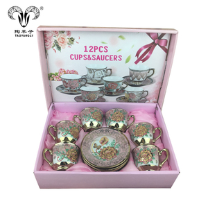 Logo personalizzato 12pcs regali promozionali tazza di caffè <span class=keywords><strong>piattino</strong></span> regalo di imballaggio della scatola di regalo tazza di ceramica e <span class=keywords><strong>piattino</strong></span> - Product Image 4
