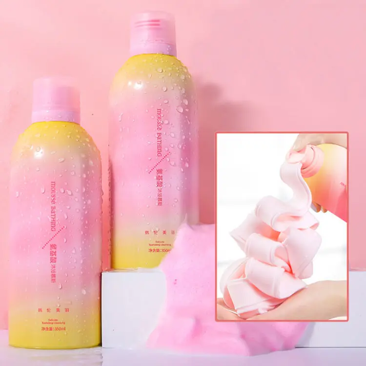 Doğal organik vücut yıkama nemlendirici parfüm banyo vücut Amino asit banyo duş köpüğü
