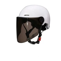Casque 3/4 unisexe respirant à double visière, équipement de sécurité étanche en ABS, essentiel pour la conduite estivale, style vintage, pour vélo à pédales