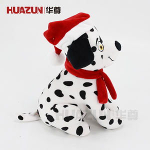 Tope de puerta navideño con diseño de perrito dalmático, de <span class=keywords><strong>tela</strong></span> de poliéster ecológica con peso, decoración para el hogar - Product Image 4