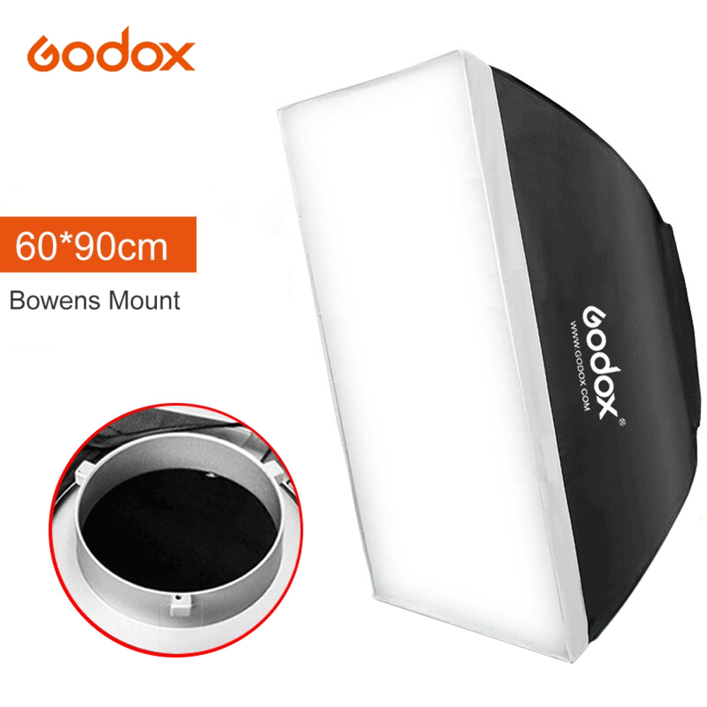Софтбокс Godox 60 см * 90 см Bowens Mount soфтbox Speedlite Studio Strobe Flash Photo светоотражающий диффузор для GODOX studio light