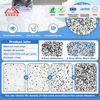 Échantillon Gratuit Flocons Acryliques en Résine Époxy Biotite Multicolores pour Revêtements de Sols de Garage OEM Fins et Durs 50 Couleurs 25kg/sac Quanerduo