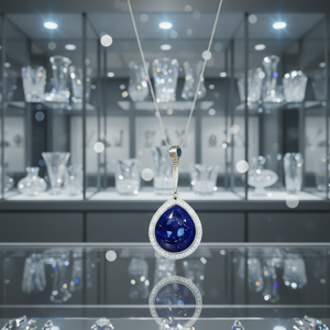 Ensemble de pierres précieuses en quartz en gros, verre volcanique protecteur, plaqué argent |   Colliers pendentifs unisexes pour la mode spirituelle - Product Image 5