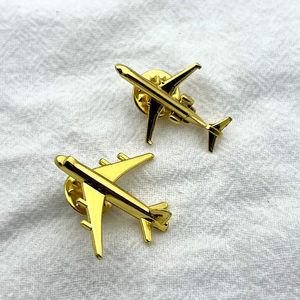 Le fabricant se spécialise dans la production de broches d'avion en métal Formes personnalisées et divers badges de chapeau en métal d'avion - Product Image 3