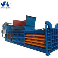 Presse à balles horizontale automatique 80-200T pour les déchets de papier, les cartons et les vêtements usagés, les canettes, les déchets d'aluminium