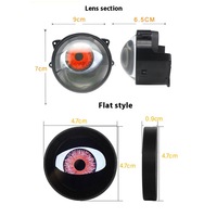 Phare de voiture LED projecteur œil de démon transfrontalier le plus vendu 15W, modèle 3500 pour modification avec modes multiples
