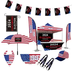 2024 membuat Amerika Florida bendera Pilih presiden produk set hadiah topi 2024