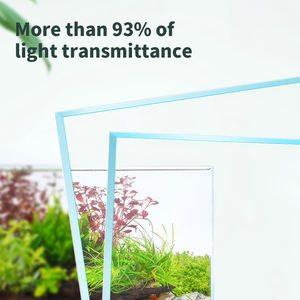 Tanque de aquário de tamanho grande personalizável, tanque de aquário com baixo teor de ferro e vidro transparente, tanque de água salgada para peixes - Product Image 4