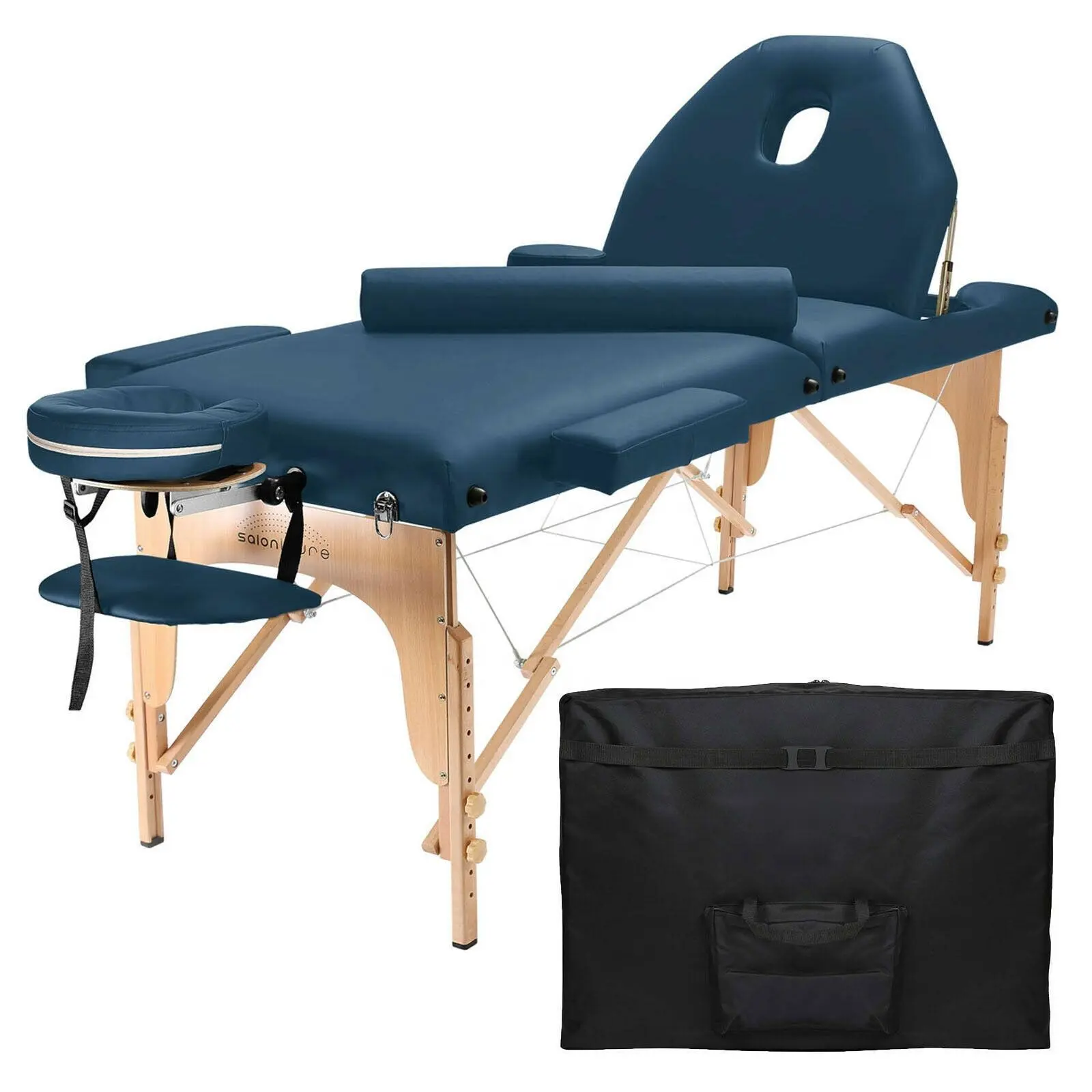 Lettino da massaggio portatile colorato utile in legno per il viso professionale accessori per Spa in gravidanza lettino da massaggio per salone