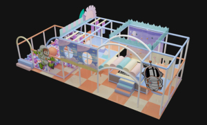 <b>Indoor</b> Playground TG57 Commercial Use Soft Play Set with Ball Pool <b>Slide</b> and Space Theme for Kids Playground - Product Image 6