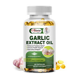 OEM Immunity Enhancement Garlic Extract Oil Garlic Oil Softgel Capsule 60pcs