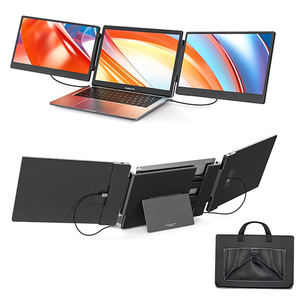Lightweight 14-Inch Laptop with IPS Panel Triple Screen Display Type C Interface for Work Gaming Pantalla External Monitor 1080P - Product Image 1