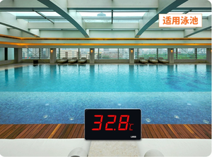 Termómetro de SPA, piscina de aguas termales, sala de <span class=keywords><strong>sauna</strong></span>, sala de secado de alta precisión montada en la pared con sonda impermeable, tamaño grande - Product Image 5