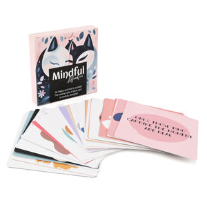 Venta al por mayor impresión personalizada en relieve inspirador positivo motivacional Tarjeta de afirmación de atención plena salud mental - Product Image 6