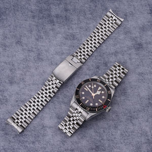 Роскошный браслет для часов Tudor BlackBay58, цельный изогнутый Jubilee, серебристый, 20 мм, из нержавеющей стали 316L, с застежкой. - Product Image 1