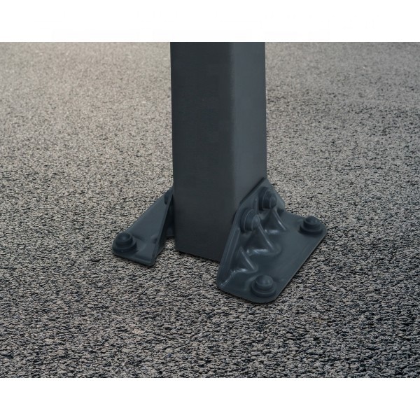 Taille personnalisée Profil Matériel En Aluminium Auvent En Polycarbonate Incurvé Toit Carport