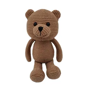 Etsy Kawaii हस्तनिर्मित DIY Amigurumi टेडी मैनुअल बुना हुआ Crochet टेडी भालू मुलायम बच्चे सो गुड़िया भरवां पशु आलीशान खिलौना
