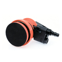 Lijadora Orbital Aleatoria Neumática de Paletas Rotativas de 3 Pulgadas (75mm) y 13000 RPM, Pulidora de Palma Neumática con Velocidad Variable y Velcro para Madera, Coche y Metal