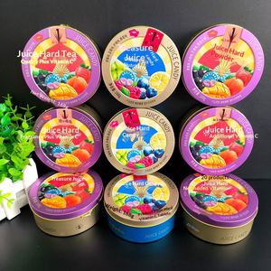 יוז'יווייפין ז'נז'ו מיץ בטעם פירותי מתוק, קופסת פח צבעונית לממתקי חתונה, חטיפים לילדים - Product Image 3