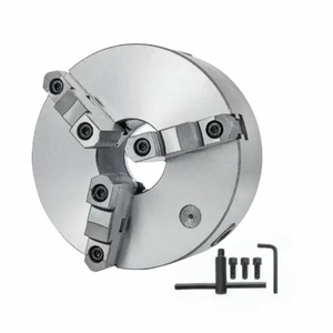 3 مخرطة للتوسيط الذاتي الفك تشاك من القطر مع فكي صلب صلب صلب لعمل المعادن والطحن - Product Image 6