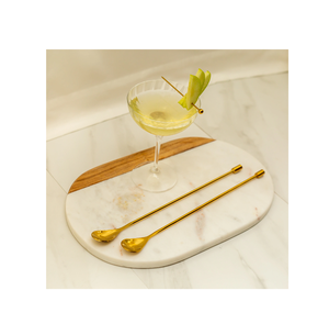 Cuchara de Barra de Latón Ecológica, Duradera y de Alta Calidad con Acabado Dorado Moderno y Empaque Personalizado - Product Image 4