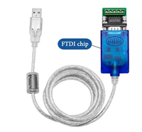 Convertisseur USB vers RS485 RS422, adaptateur de câble USB2.0 RS-485 RS-422, connecteur DB9 avec puce FTDI