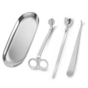 Autocollants pour mèches <span class=keywords><strong>de</strong></span> bougies en acier inoxydable <span class=keywords><strong>de</strong></span> haute qualité, écologiques, avec localisateur <span class=keywords><strong>de</strong></span> cœur <span class=keywords><strong>de</strong></span> <span class=keywords><strong>cire</strong></span> et style incurvé, lot <span class=keywords><strong>de</strong></span> 4 - Product Image 4