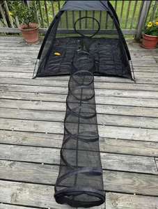 Set da gioco per gatti e cani con gabbia per animali domestici liberamente compatibile con Set di giocattoli con box portatile pieghevole e Tunnel. - Product Image 6