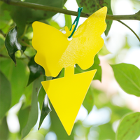 Piège à colle collante jaune pour plantes de jardin d'intérieur contre les moucherons et autres parasites des plantes d'intérieur pièges à insectes