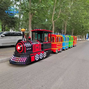 Vui chơi giải trí trẻ em chơi điện trung tâm mua sắm vui vẻ đi xe lớn trackless Train để bán - Product Image 3