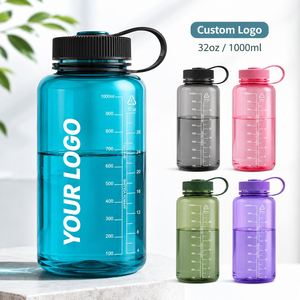 Botella de Agua Deportiva Tritan Ecozen con Logotipo Personalizado al por Mayor, Botella de Plástico sin BPA para Gimnasio, Regalos Promocionales para Exteriores - Product Image 1
