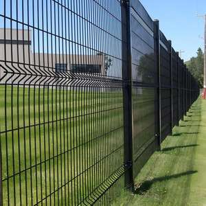 Clôture transparente en treillis soudé 3D, panneaux et poteaux de clôture en treillis métallique pour jardin, panneau de clôture en treillis métallique 3D - Product Image 2