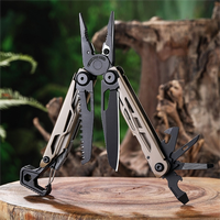 Pince multifonction pliable en acier inoxydable avec embouts de tournevis pour le camping, les réparations en extérieur