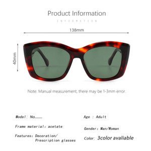 <span class=keywords><strong>Gafas</strong></span> <span class=keywords><strong>de</strong></span> <span class=keywords><strong>Sol</strong></span> <span class=keywords><strong>Polarizadas</strong></span> <span class=keywords><strong>de</strong></span> Acetato con Protección UV400, Diseño Retro Vintage <span class=keywords><strong>de</strong></span> Marca, Modelo Ojo <span class=keywords><strong>de</strong></span> Gato Extra Grande para <span class=keywords><strong>Mujer</strong></span>, Nueva Colección 2026 - Product Image 3