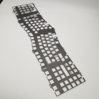 Keyboard Mekanik Kustom 100% Ukuran Penuh 104 Tombol Hot Swappable PCB Case Plate Weight