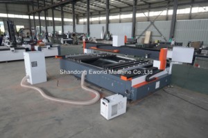 Machine de sablage laser E-WORLD pour verre, construction en acier, haute précision, contrôlée par PLC, 380V, couleur noire, épaisseur de verre 3-18mm - Product Image 3