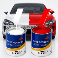 Peinture automobile MLB Acrylic 2K, finition brillante argent métallisé, couche de finition, peinture de base pour voiture, certifiée ISO, 2 ans