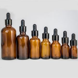 Venta Especial: Botellas de Vidrio Ámbar Personalizadas de 5 ml a 100 ml con Gotero - Product Image 1