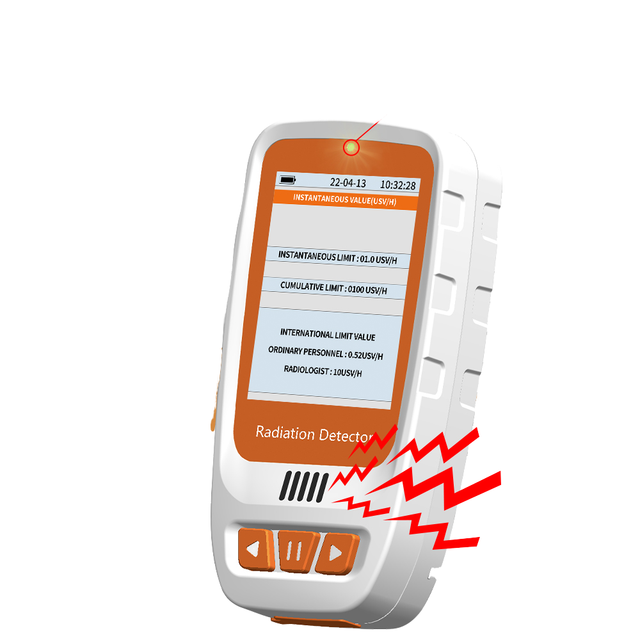 AIKESI HFS-20 High Sensitivity Personal Dosimeter Monitor X Bata Gamma Rays Radiation Dose Monitorand protection Applications