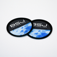 Badges thermocollants en TPU écologiques à changement de couleur, imprimés en sérigraphie, gaufrés 3D, motif cœur pour vêtements