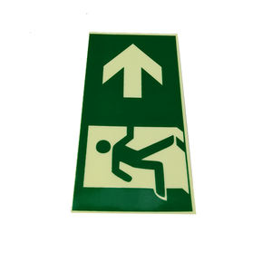 لافتات السلامة من الحرائق ذاتية اللصق مضيئة تدوم من 3 إلى 12 ساعة، مصنوعة من مادة PVC/أكريليك معتمدة وفقًا لمعيار DIN67510 - Product Image 3