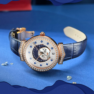 OUPINKE 3218 hermoso reloj de cuarzo Guangzhou para <span class=keywords><strong>mujer</strong></span> correa de cuero original impermeabilización de diamantes envío <span class=keywords><strong>gratis</strong></span> reloj de mano de ocio - Product Image 2
