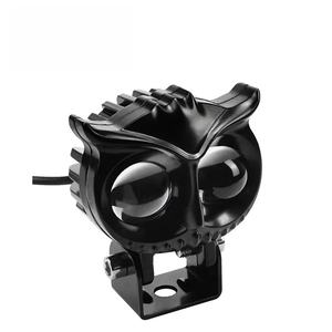 Phare de moto 2,6 pouces 60W en gros, design hibou 2SMD, phare LED antibrouillard, double couleur, anneaux halo Angel Eyes Morto - Product Image 3