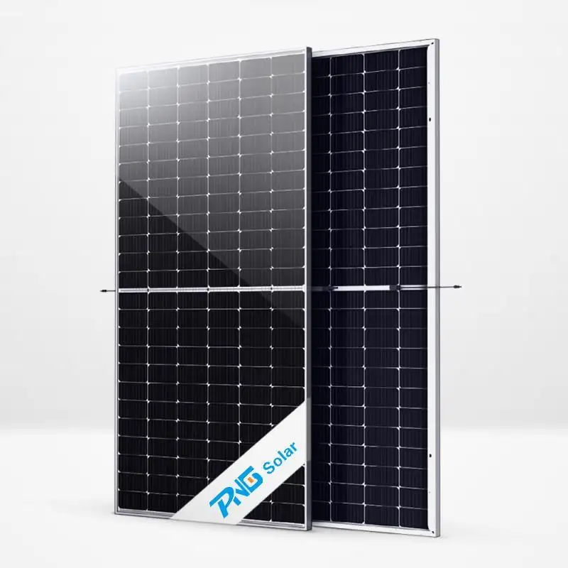 Panel Solar de media célula PNG 144, módulo de energía Solar de alta calidad y eficiencia con TUV/CE, uso doméstico