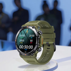 NOVO Relógio Inteligente Android Atende Chamadas Bateria de 400MAH IP67 À Prova D'Água Longa Duração <span class=keywords><strong>Monitor</strong></span> de Frequência Cardíaca e Pressão Arterial Tela IPS - Product Image 3