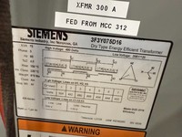 3F3Y075D16 75KVA 3 Fazlı Kuru Tip Trafo PLC