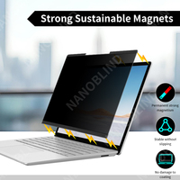 Film de protection anti-espion pour ordinateur portable Surface Laptop 3/4/5 15 pouces, filtre de confidentialité magnétique, brillant/non brillant, double face réversible