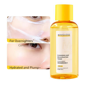 Vente en gros Private Label MINSHZEE <span class=keywords><strong>Eau</strong></span> <span class=keywords><strong>de</strong></span> maquillage pour <span class=keywords><strong>la</strong></span> peau <span class=keywords><strong>claire</strong></span> à <span class=keywords><strong>la</strong></span> vitamine C Tonique hydratant hydratant et éclaircissant pour le visage Sérum - Product Image 1