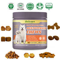 ODM/OEM Beiyuan Pet Multivitamin Soft Chews, comprimés à mâcher multivitaminés pour chiens et chats, soutien articulaire, cutané et immunitaire, emballage personnalisé