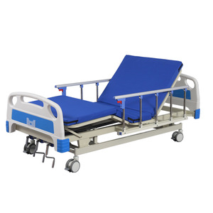 Lit médical manuel Guanze YS-17, trois fonctions, hauteur réglable, pour soins à domicile - Product Image 1